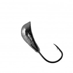 Мормышка вольфрамовая Lumicom Волжская уралка с отв. Ф3 черн. никель