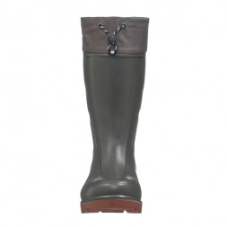 Сапоги Torvi ЭВА -40°C с прилитой шипованной подошвой и 4-х слойным меховым вкладышем олива р.45