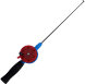 Удочка зимняя CONDOR YL-503, средняя катушка, неопреновая ручка, тюльпан металл.
