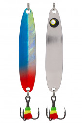 Блесна зимняя Condor 5813, вес 10,0 гр длина 60 мм цвет серебро с глазом/ колотый лед 165#